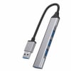 Adaptador Hub 4 Puertos USB 3.0 Ultra Delgado Slim 57011