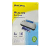 100 LAMINAS PARA TERMOLAMINADORA FORMATO A4/ 175MIC1