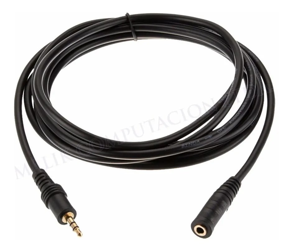 CABLE EXTENSION 3MT PLUG 3.5MT MACHO A 3.5MM HEMBRA