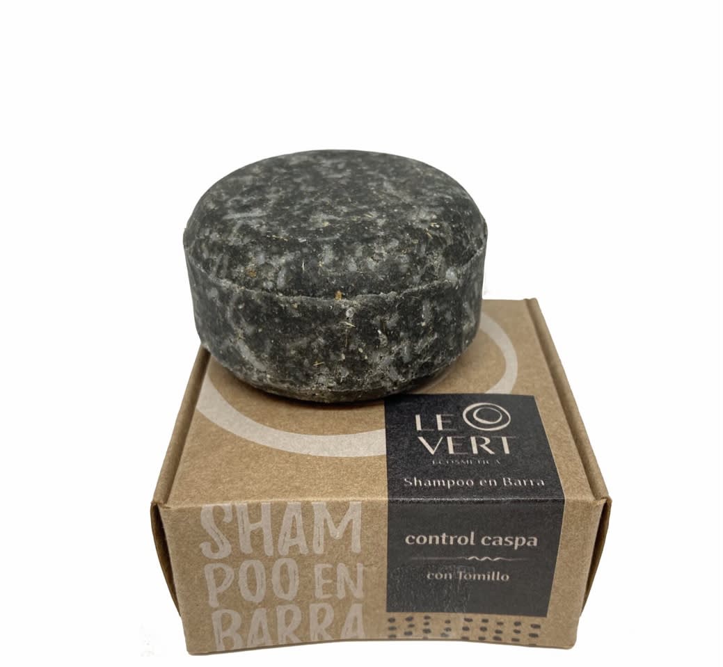 Le Vert Shampoo en Barra Control Caspa Like a Bloss