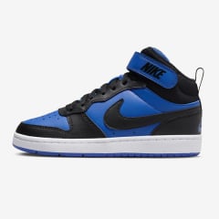 Zapatillas Nike Court Borouggh Mid 2 - Negro / Azul