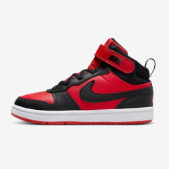 Zapatillas Nike Court Borough Mid 2 PS - Negro / Rojo