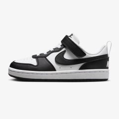 Zapatillas Nike Court Borough Low Recraft PS - Negro / Blanco