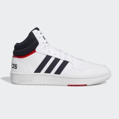 Zapatillas Adidas Hoops 3.0 Mid - Blanco