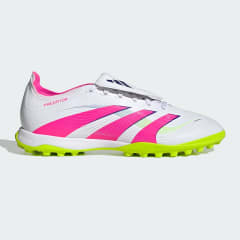 Zapatillas Adidas Predator League TF Turf - Blanco / Fuxia