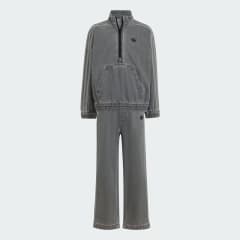 Buzo Adidas Denim Cream Set - Gris