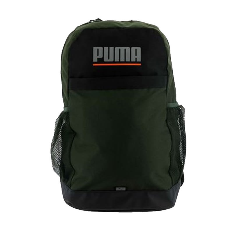 Mochila Puma Plus Verde Negro Charlie Sports