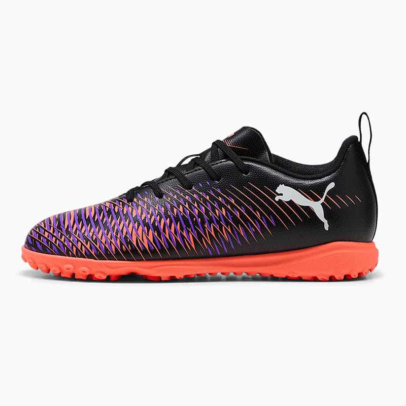 Zapatillas Puma Future 8 Play TT J - Negro / Naranja1