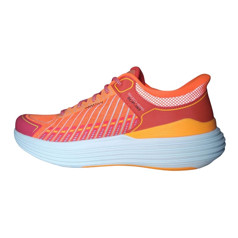 Zapatillas Skechers Max Cushioning Suspension - Naranja / Blanco2