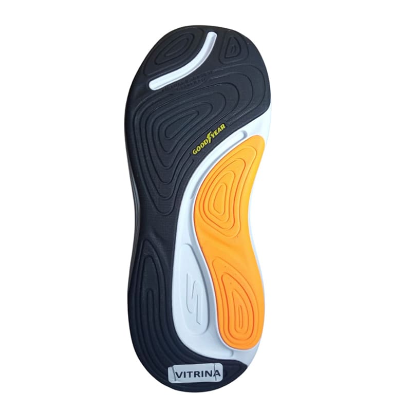 Zapatillas Skechers Max Cushioning Suspension - Naranja / Blanco5