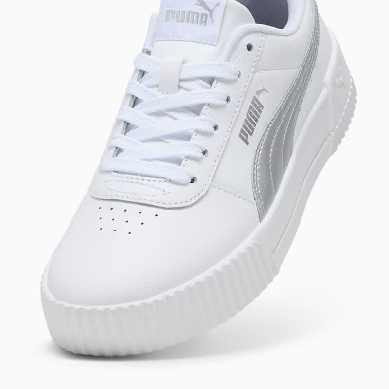 Zapatillas Puma Carina L W - Blanco / Plateado3