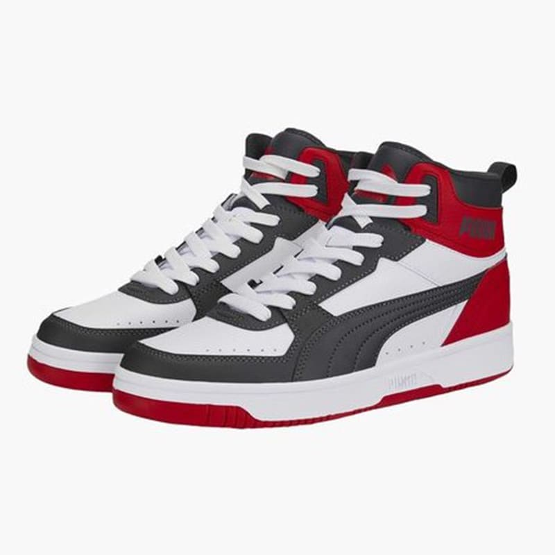 Zapatillas Puma Rebound Yoy - Blanco / Rojo3