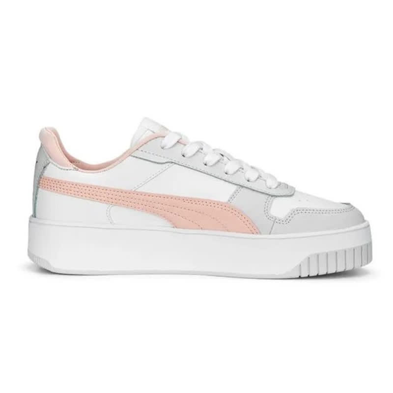 Zapatillas Puma Carina Street - Blanco / Melon / Gris2
