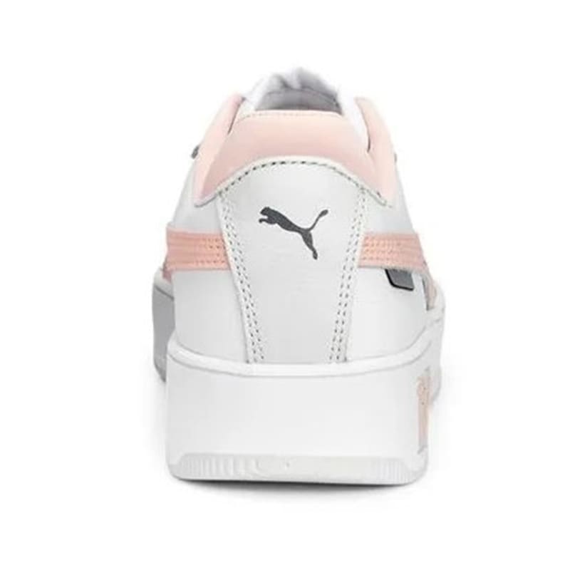 Zapatillas Puma Carina Street - Blanco / Melon / Gris4