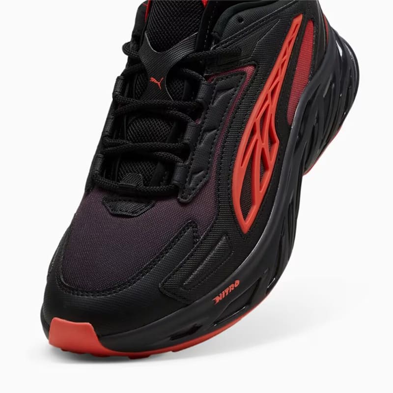 Zapatillas Puma Exotek Nitro Energy - Negro / Rojo4