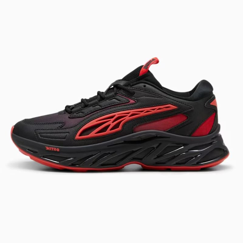 Zapatillas Puma Exotek Nitro Energy - Negro / Rojo1
