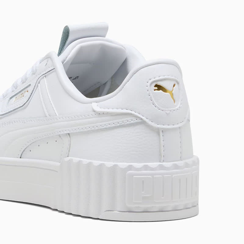Zapatillas Puma Carina 3.0 Luxe - Blanco4