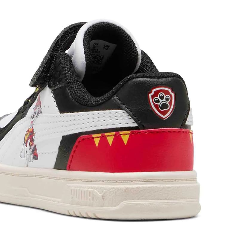 Zapatillas Puma Caven III Paw Patrol Inf - Blanco / Rojo4