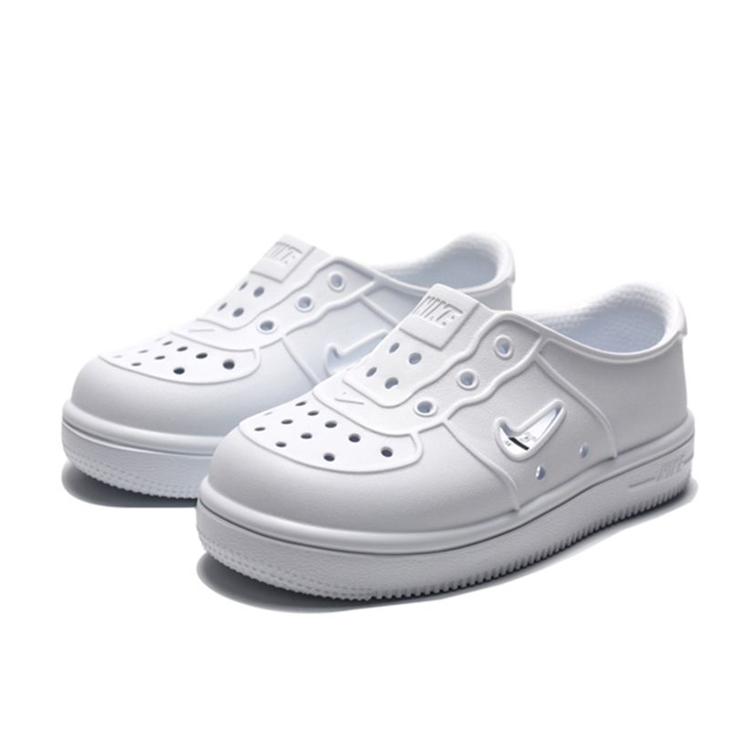 Sandalias Nike Foam Force Unisex PS Blanco5