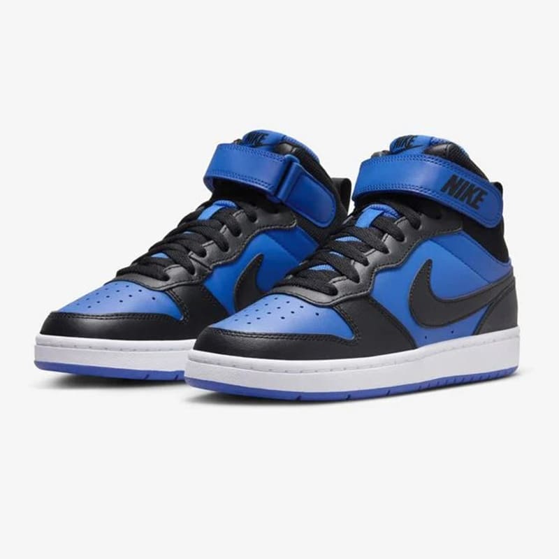 Zapatillas Nike Court Borouggh Mid 2 - Negro / Azul3