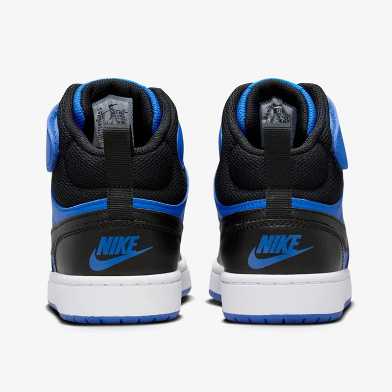 Zapatillas Nike Court Borouggh Mid 2 - Negro / Azul4