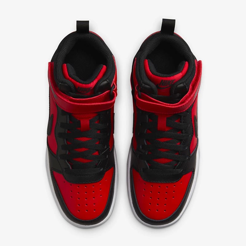 Zapatillas Nike Court Borough Mid 2 - Negro / Rojo5