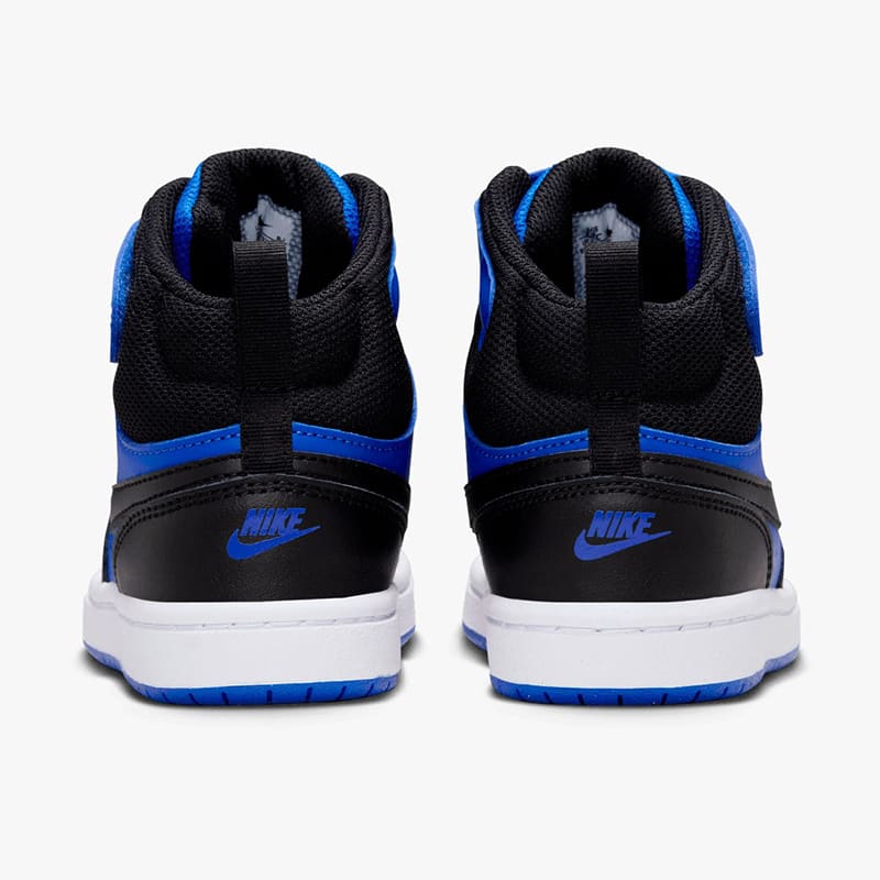 Zapatillas Nike Court Borough Mid 2 PS - Negro / Azul4