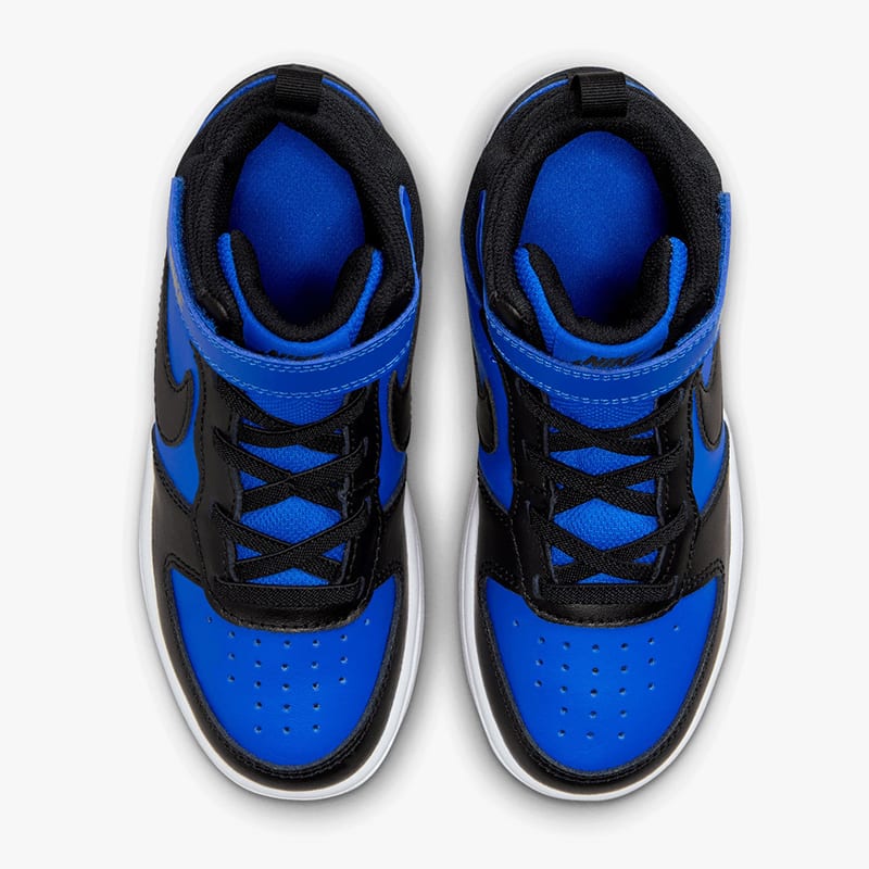 Zapatillas Nike Court Borough Mid 2 PS - Negro / Azul5