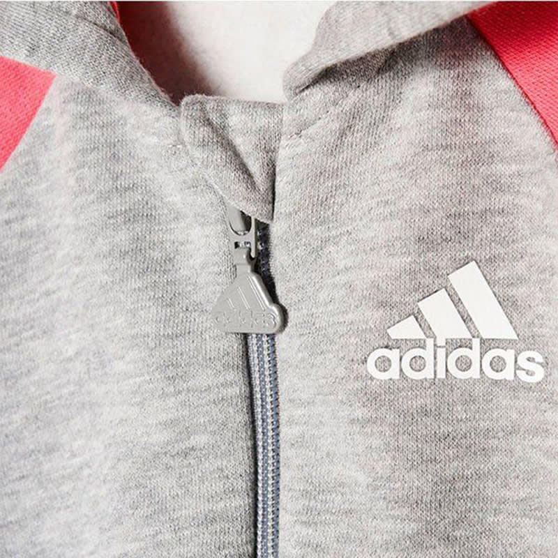 Casaca Adidas Kinder Favorite Full Zip Niña Ploma Rosada3