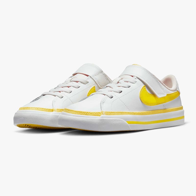 Zapatillas Nike Court Legacy PS - Blanco / Amarillo2