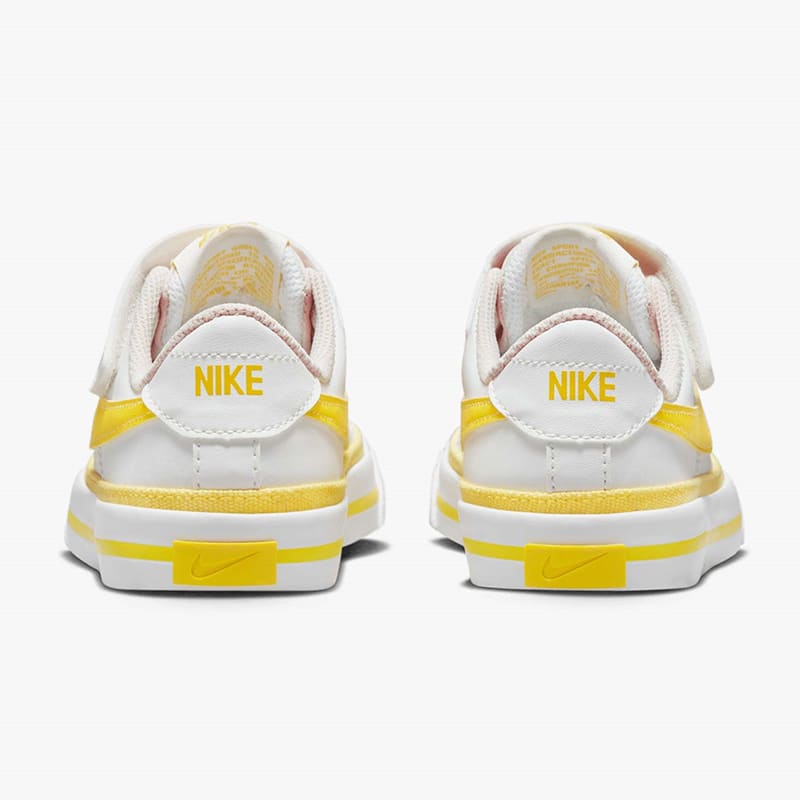 Zapatillas Nike Court Legacy PS - Blanco / Amarillo3