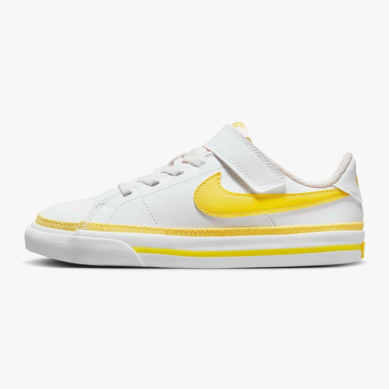 Zapatillas Nike Court Legacy PS - Blanco / Amarillo1