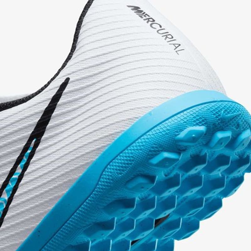 Zapatillas Nike Mercurial Vapor 15 Club TF - Blanco / Celeste4
