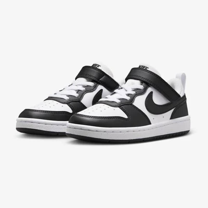 Zapatillas Nike Court Borough Low Recraft PS - Negro / Blanco3