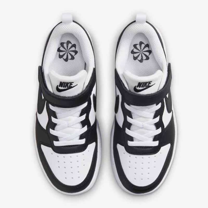 Zapatillas Nike Court Borough Low Recraft PS - Negro / Blanco5