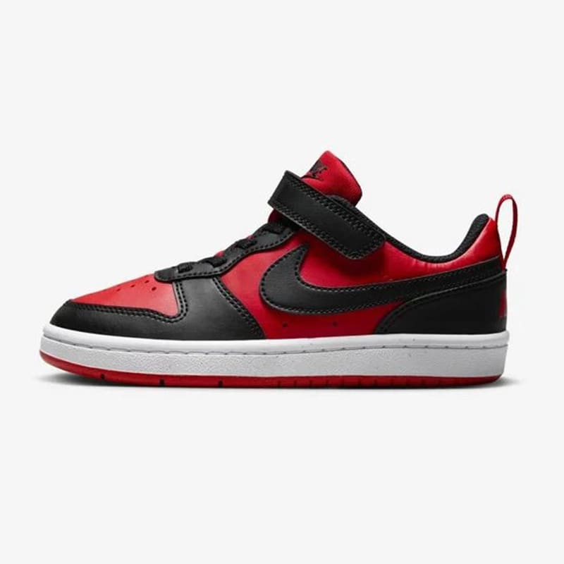 Zapatillas Nike Court Borough Low Recraft PS - Negro / Rojo1