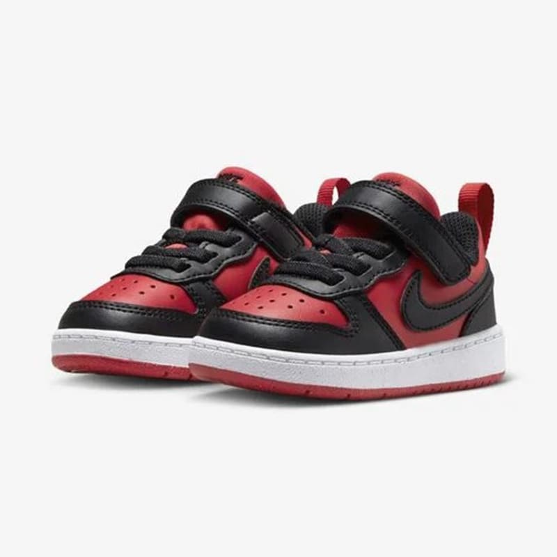 Zapatillas Nike Court Borough Recraft Inf - Negro / Rojo2