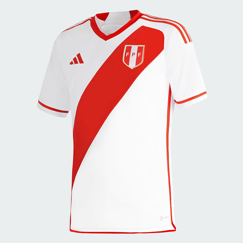 Camiseta FPF Oficial Perú 2023 - Blanco1