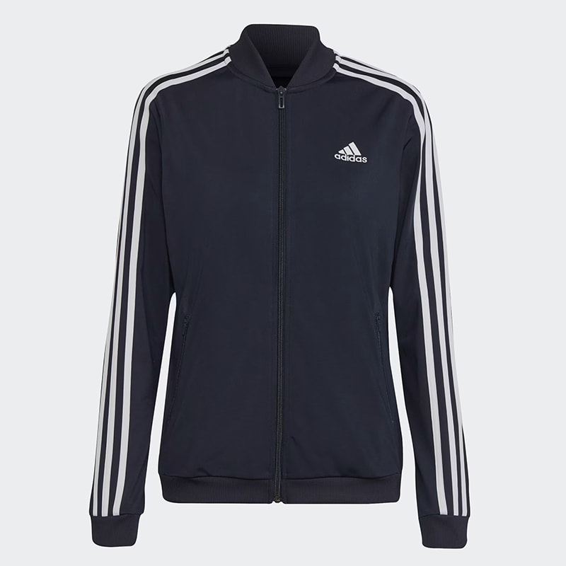 Buzo Adidas Essential 3 Tiras W - Azul2