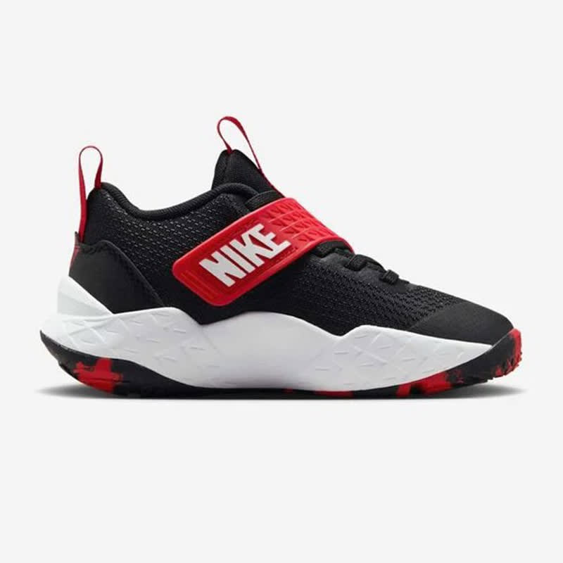 Zapatillas Nike Team Hustle D 12 PS - Negro / Rojo2