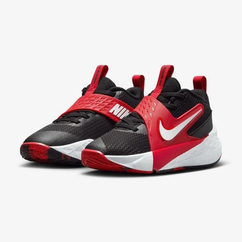Zapatillas Nike Team Hustle D 12 PS - Negro / Rojo3
