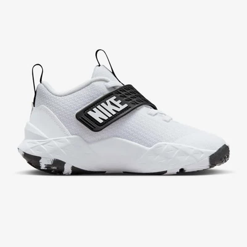 Zapatillas Nike Team Hustle D 12 PS - Blanco / Negro2