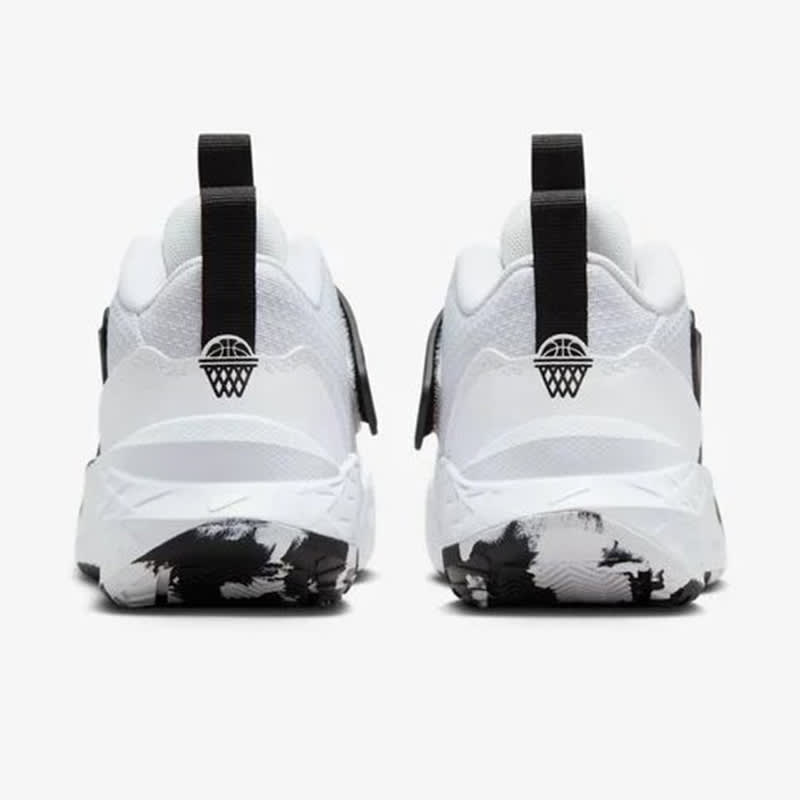 Zapatillas Nike Team Hustle D 12 PS - Blanco / Negro4