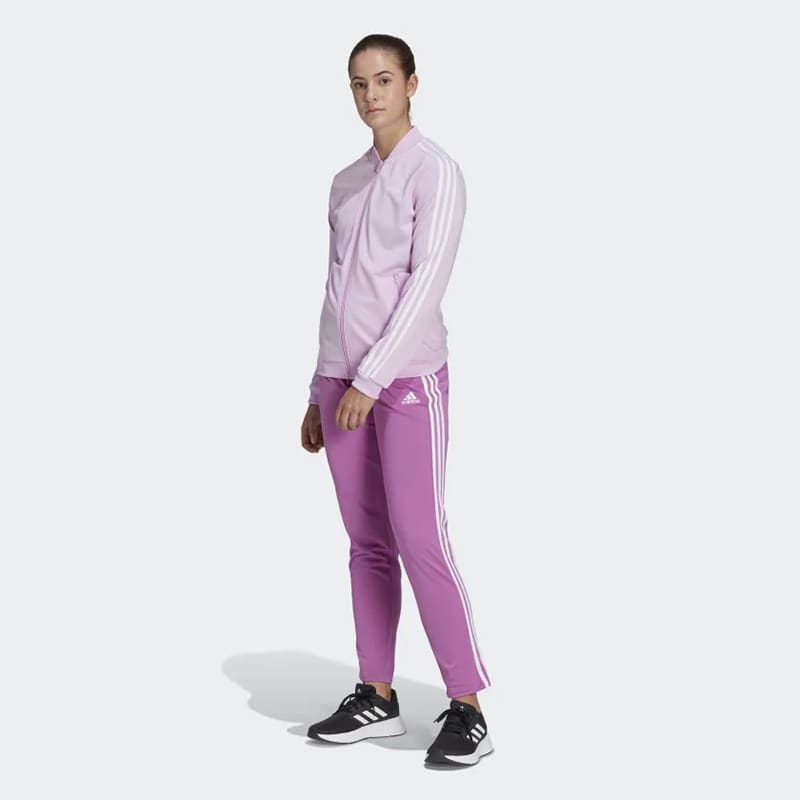 Buzo Adidas Essentials 3 Tiras W - Purpura2