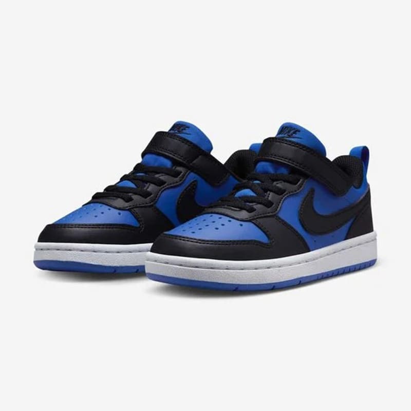 Zapatillas Nike Court Borough Low Recraft PS - Negro / Azul2