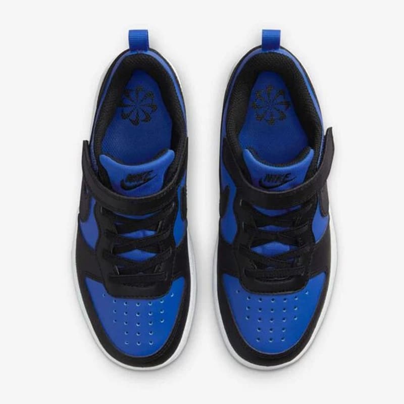Zapatillas Nike Court Borough Low Recraft PS - Negro / Azul4