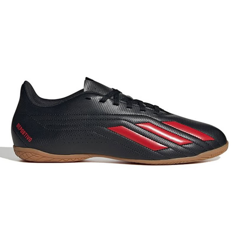 Zapatillas Adidas Deportivo II IN - Negro / Rojo1