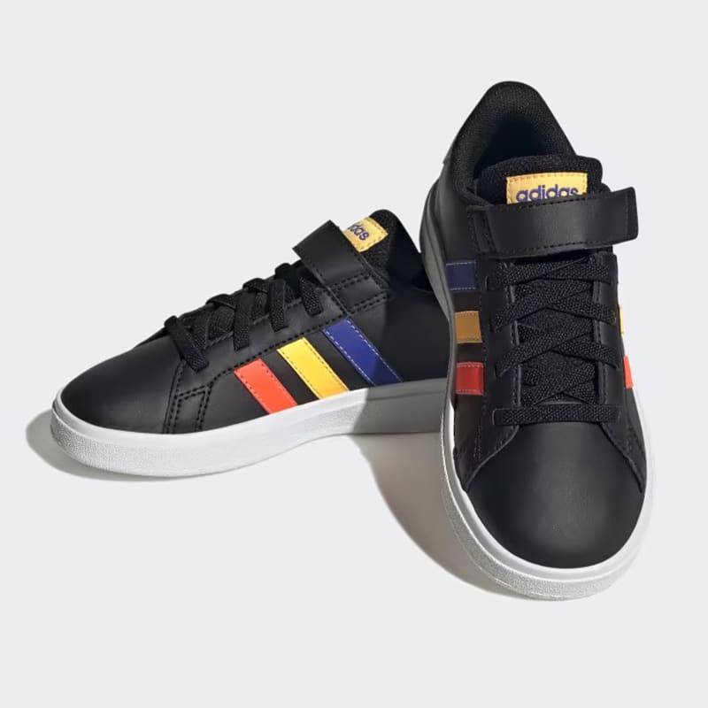 Zapatillas Adidas Grand Court 2.0 El K - Negro / Colors2
