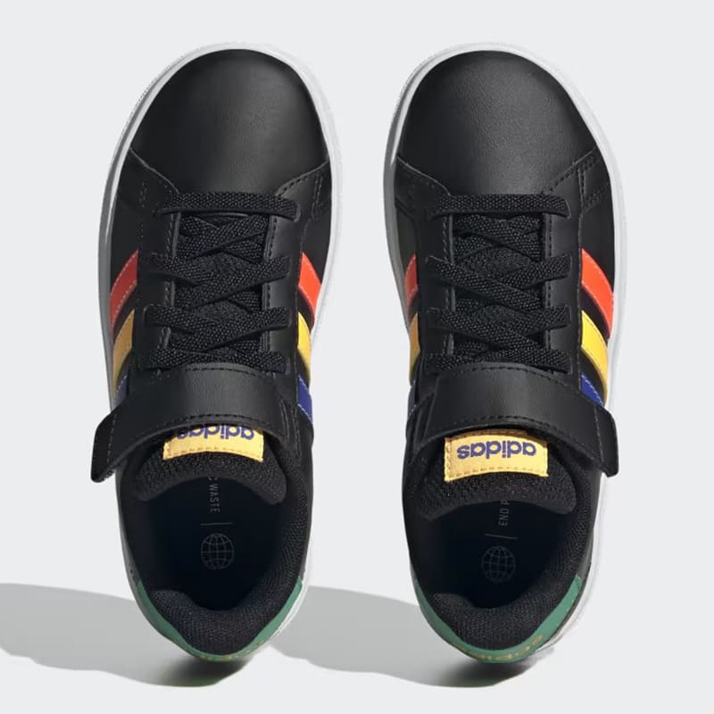 Zapatillas Adidas Grand Court 2.0 El K - Negro / Colors4