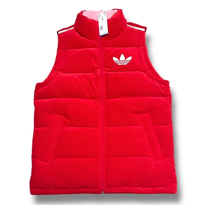 Chaleco Adidas Adicolor Heritage Now Velvet - Rojo1